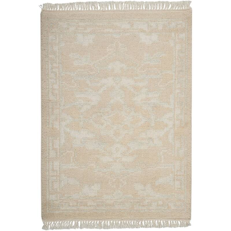 Nourison Elan ELN01 Wool Area Rug - 2'3" x 3' - Ivory