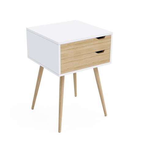 Jamesdar Blythe 2 Drawer Side Table By 2 On Barrister Bookcases
