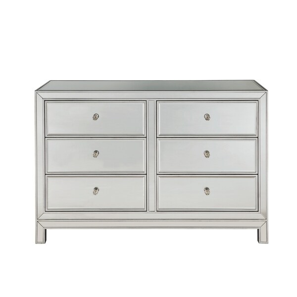 Dresser 6 Drawers 48 W X 18 D 32 H In Antique Silver Paint Dresser 6 Drawers 48 W X 18 D 32 H In
