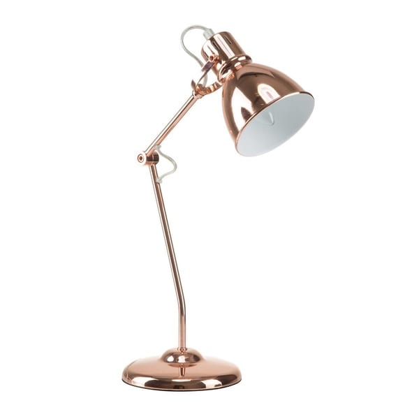 Euro Style Collection Lyon 18" Modern Table Lamp-Copper. Opens flyout.
