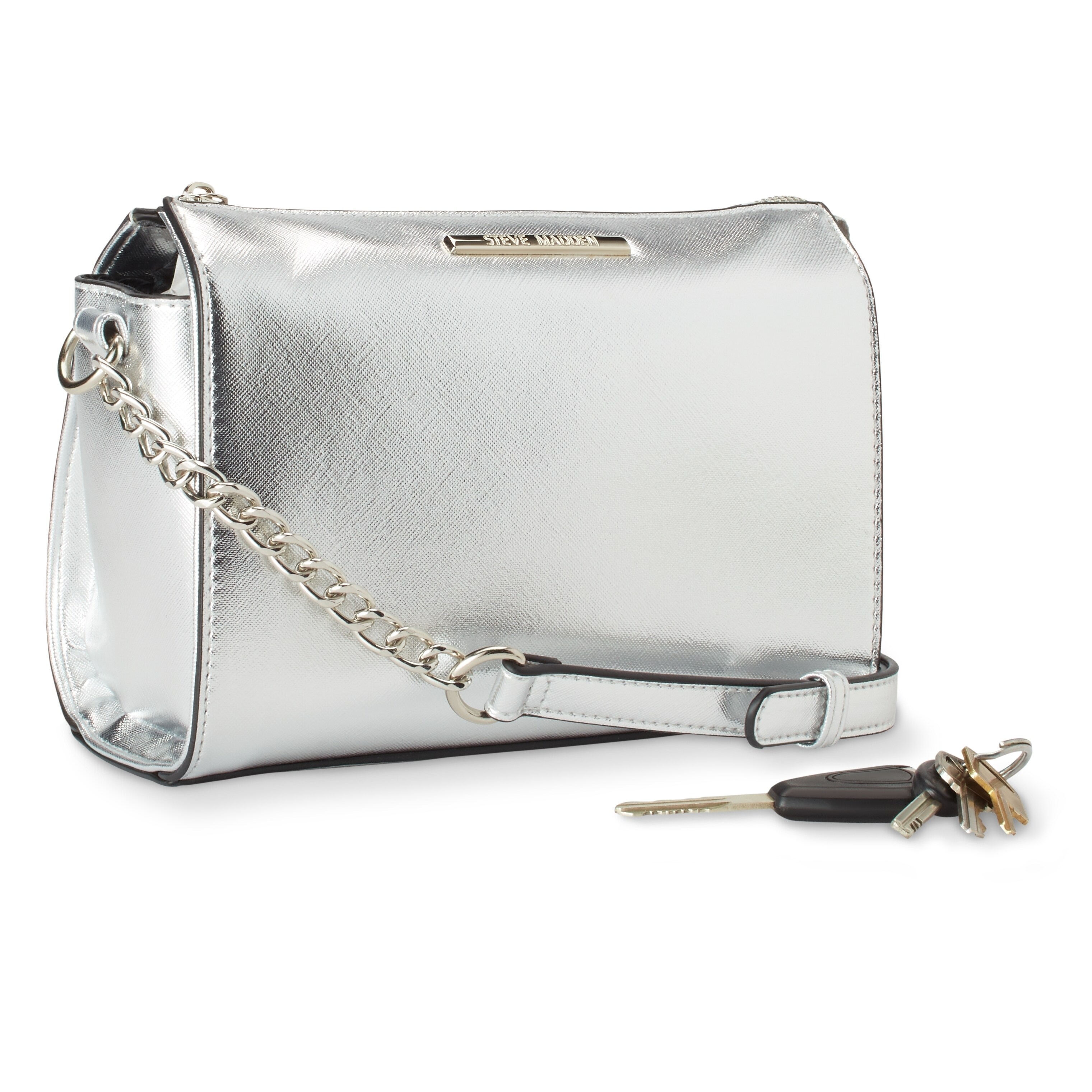 steve madden silver bag