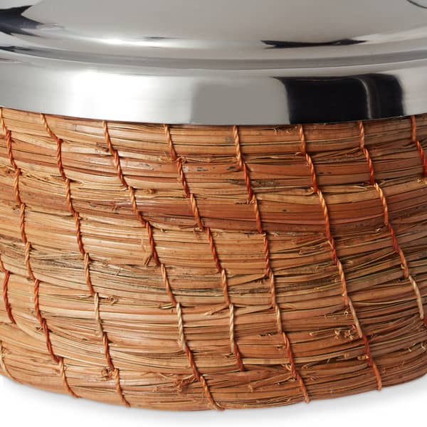 Handmade Extra Small Woven Basket with Lid (Mexico) - Bed Bath & Beyond ...