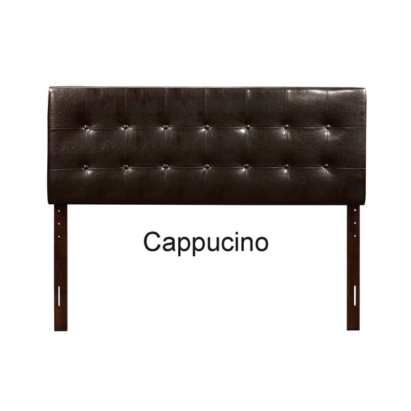Clay Alder Home Murray King On Tufted Faux Leather Clay Alder Home Murray King On Tufted Faux Leather Headboard
