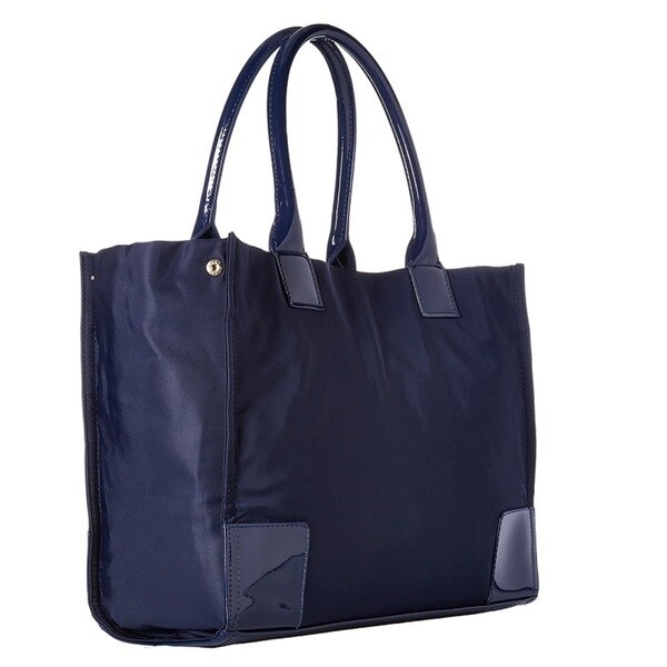 navy nylon bag