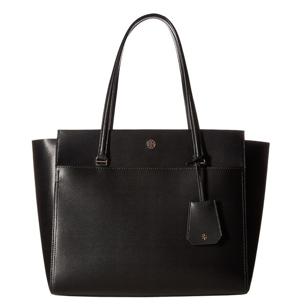 Shop Tory Burch Parker Black/Cardamom Tote Bag - Free Shipping Today ...