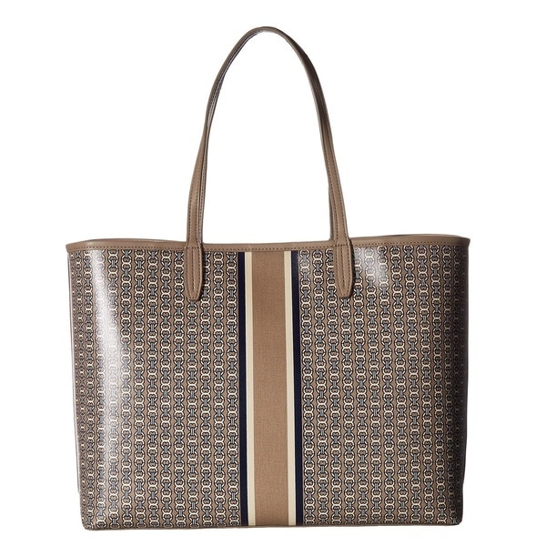 Shop Tory Burch Gemini Link French Grey Tote Bag - Free Shipping Today ...