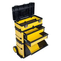 Stackable Toolbox Rolling Mobile Organizer with Handle by Stalwart
