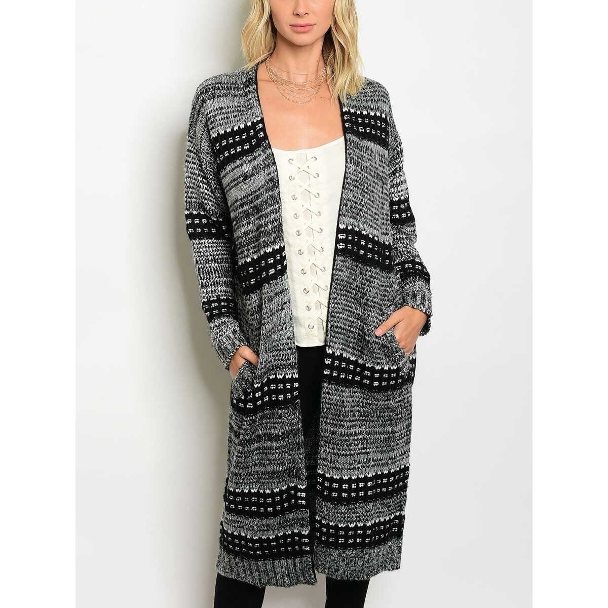 thick maxi cardigan