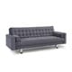 preview thumbnail 4 of 2, Serta Rivera Grey Fabric/Wood Convertible Sofa