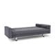 preview thumbnail 2 of 2, Serta Rivera Grey Fabric/Wood Convertible Sofa