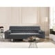 preview thumbnail 1 of 2, Serta Rivera Grey Fabric/Wood Convertible Sofa