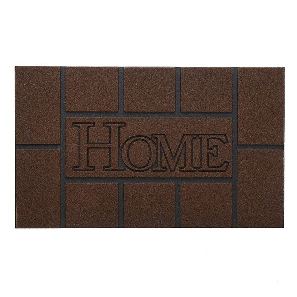 Stephan Roberts Dunstun Stone Recycled Rubber Doormat 18" x 30"