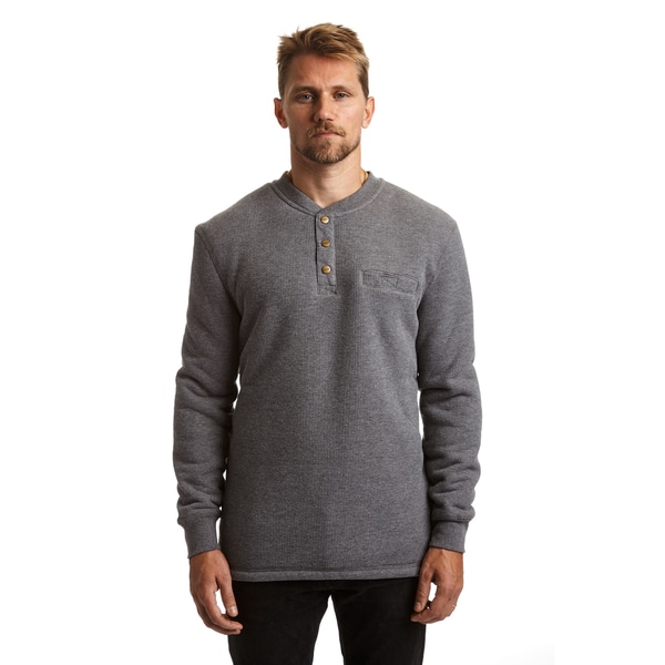 Stanley Men's Sherpa Lined Henley Thermal Shirt - Free Shipping On ...