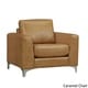 preview thumbnail 6 of 6, Bastian Aniline Leather Ottoman and Chair by iNSPIRE Q Modern