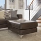 preview thumbnail 3 of 6, Bastian Aniline Leather Ottoman and Chair by iNSPIRE Q Modern