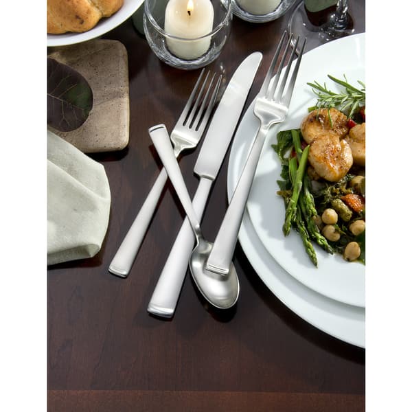 Fine Dining Plateware Oneida Satin Lewin 65 Piece Fine Flatware Set, Service For 12 - Bed ...
