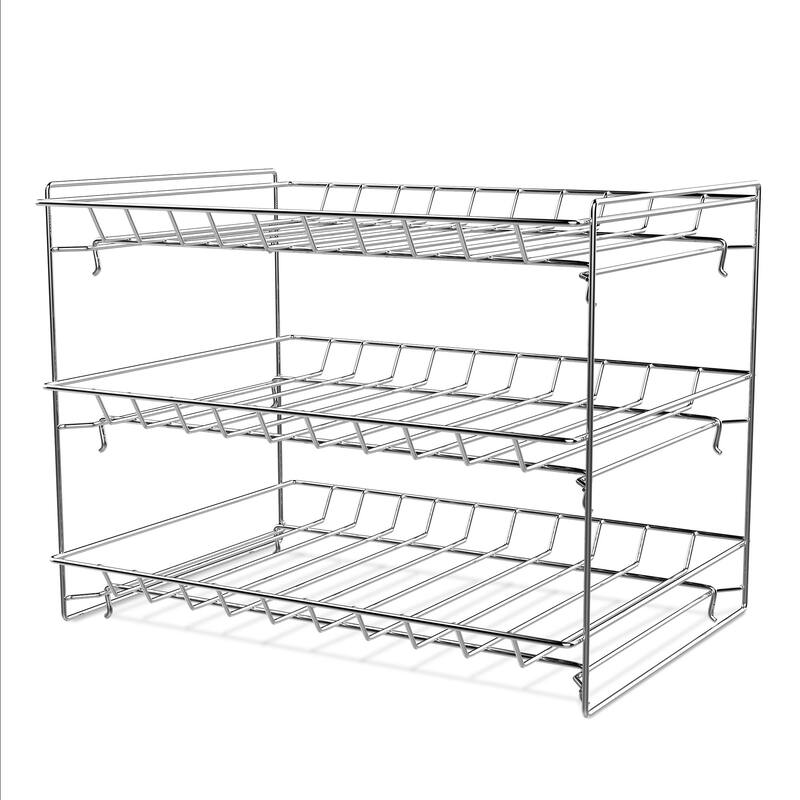 3-Tier Can Organizer and Dispenser - Rack Holds up to 27 Cans - For Kitchen Pantries and Countertops by Classic Cuisine