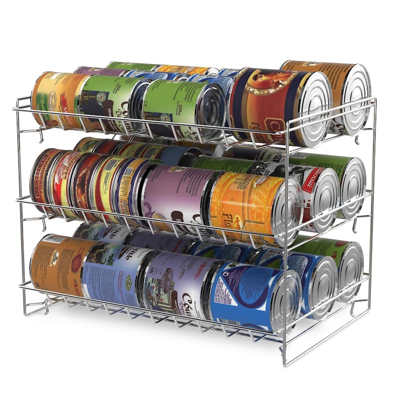 3-Tier Can Organizer and Dispenser - Rack Holds up to 27 Cans - For Kitchen Pantries and Countertops by Classic Cuisine