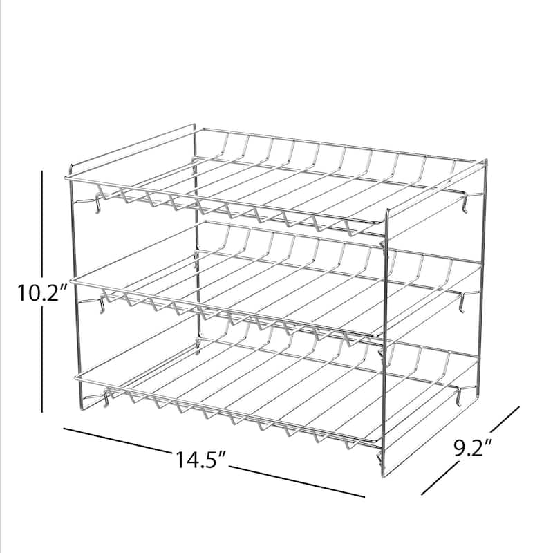3-Tier Can Organizer and Dispenser - Rack Holds up to 27 Cans - For Kitchen Pantries and Countertops by Classic Cuisine