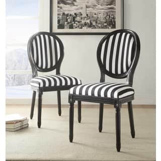 Wood Striped Living Room Chairs For Less Baldwin Black And White Stripe Chair