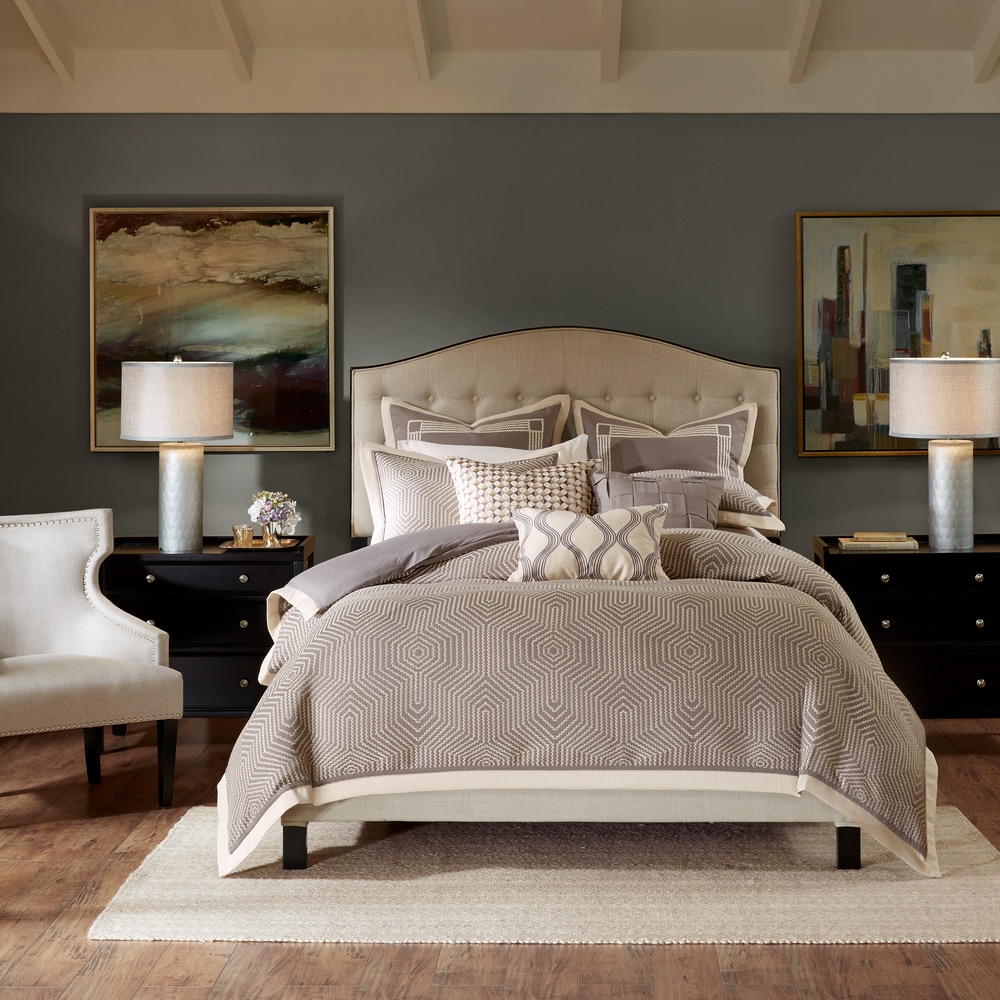Madison Park Signature Shades of Serenity Jacquard Comforter Set