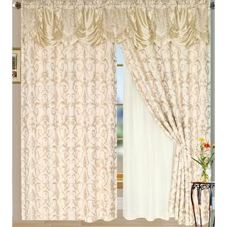 Purple Includes Tiebacks Sheer Curtains Online At Luxury Sheered Curtains And Valance 84 Inch Set Of 2