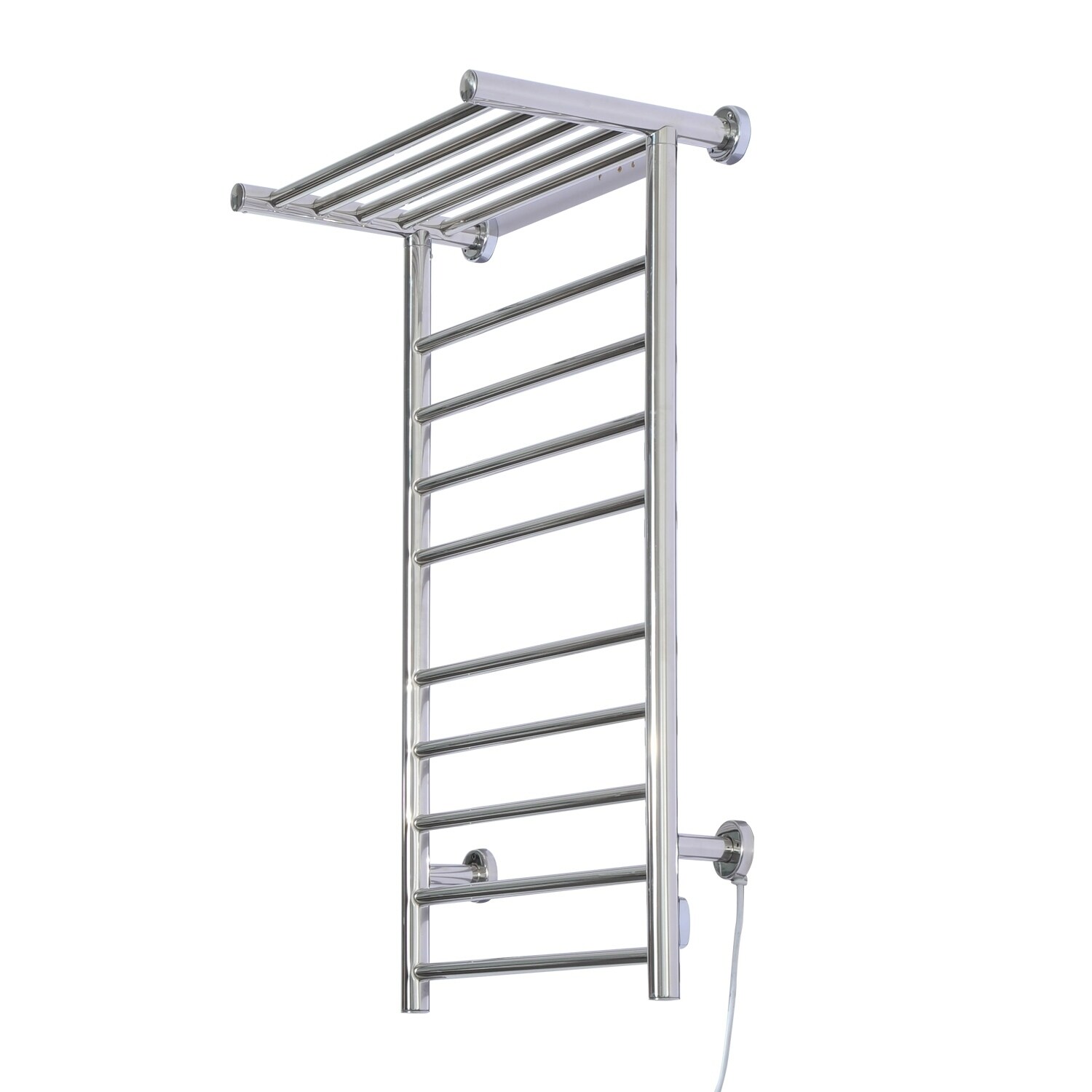 Matte Black Heated 304 stainless steel Towel Rack 9 Bars hard wired AU standard
