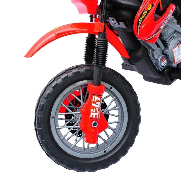 Qaba 6v electric battery powered kids best sale ride on toy motocross motorcycle dirt bike