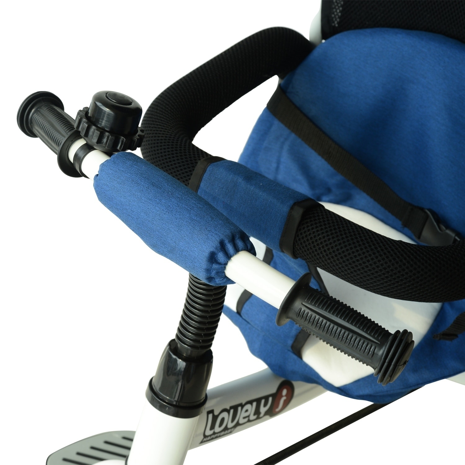 qaba 2 in 1 lightweight tricycle baby stroller