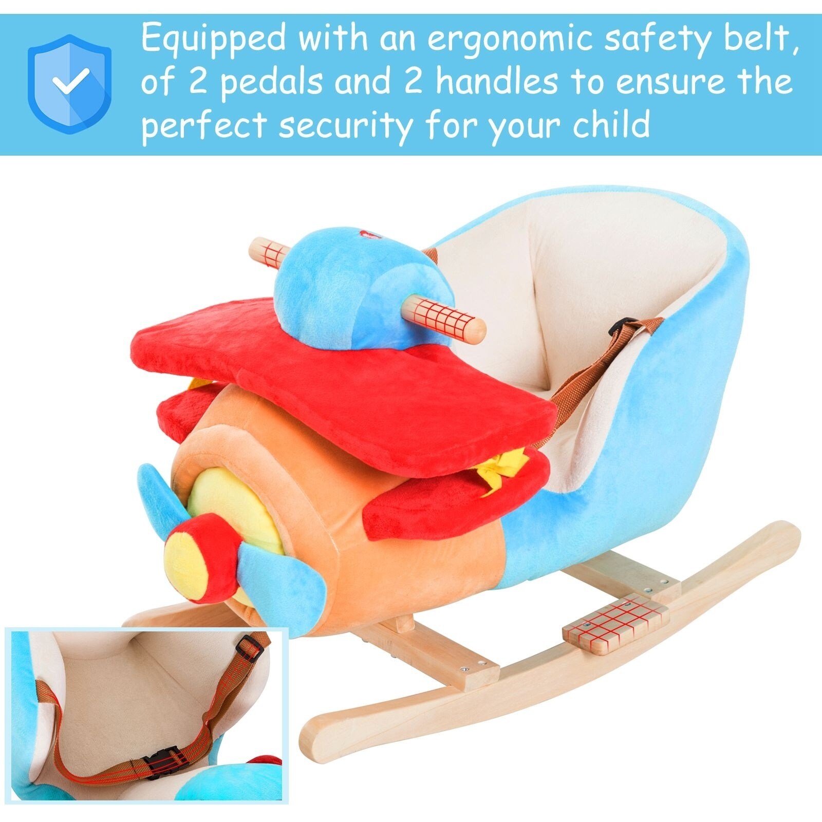 airplane rocking horse