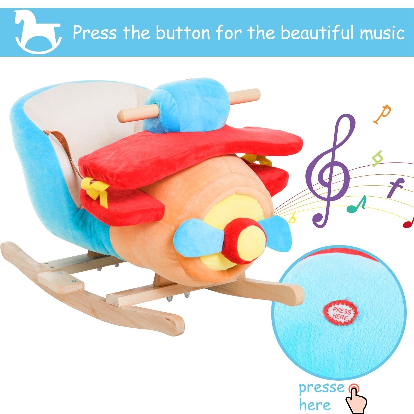 airplane rocking horse