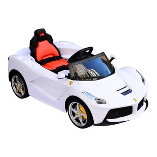 Aosom 12V Ferrari LaFerrari Kids Electric Ride On Car with MP3 and ...