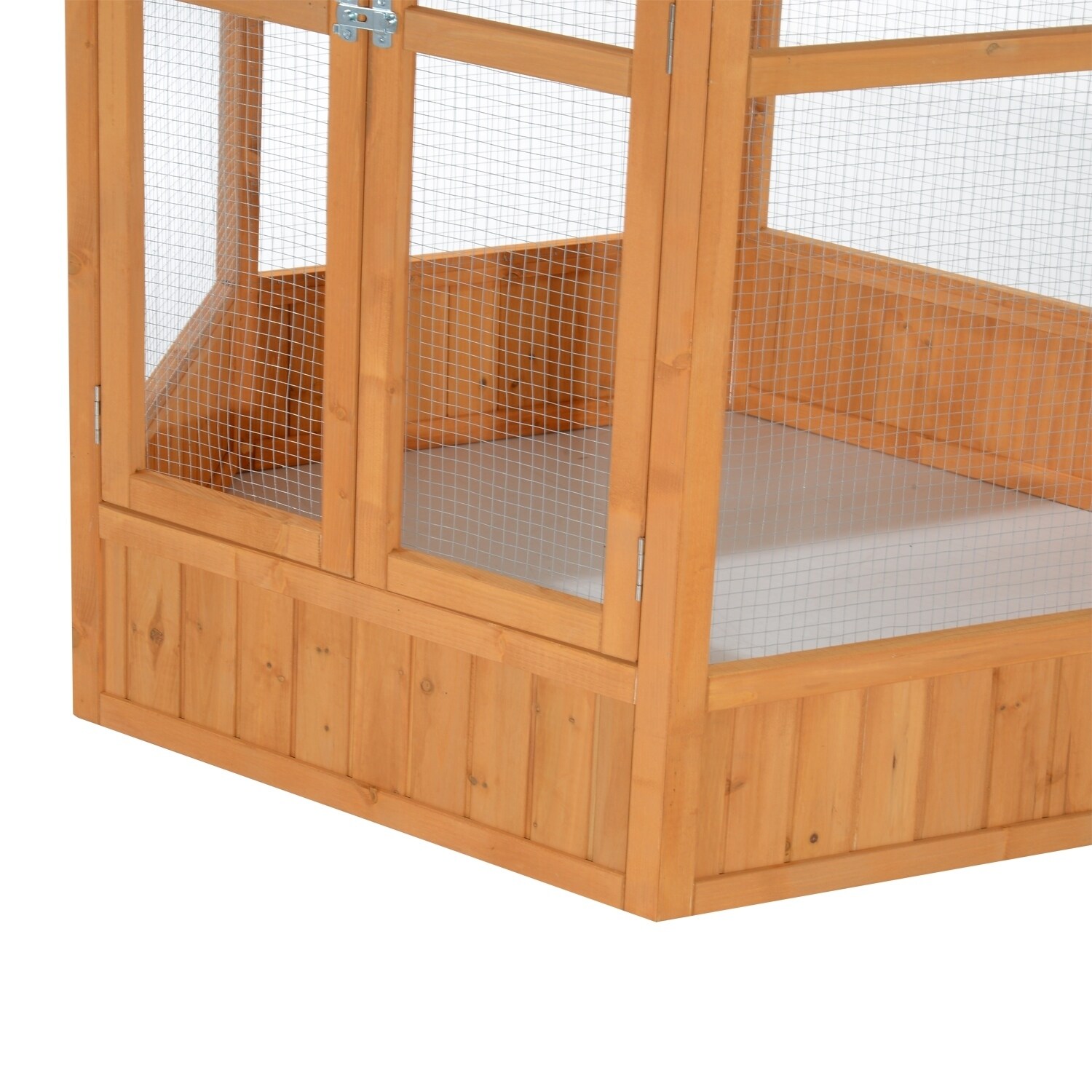 hexagonal rabbit hutch