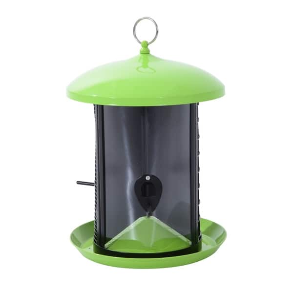 Shop Pawhut Triple Chamber Squirrel Resistant Outdoor Bird Feeder