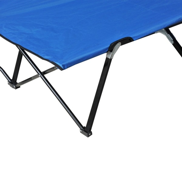 double folding camp bed