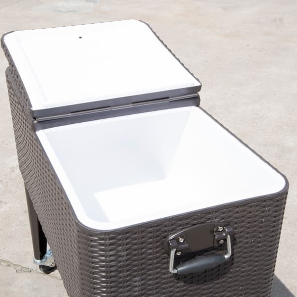 TRINITY 100 Quart Stainless Steel Cooler w/ Cover