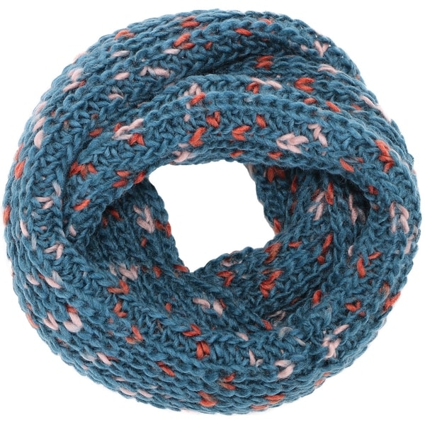 Shop Striped Knit Pattern Infinity Circle Scarf - Free ...