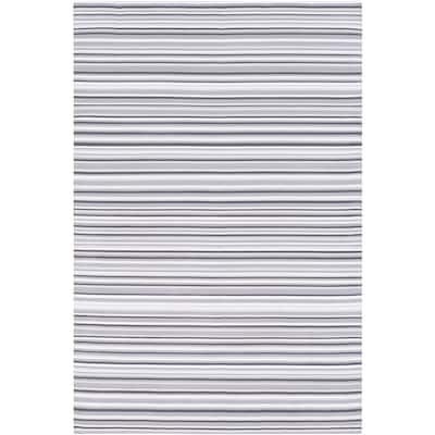 Giornico Classic Striped Reversible Outdoor Area Rug - 2' x 3'