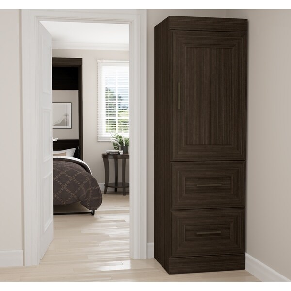 Edge By Bestar 2 Drawer Storage Unit With Door Free Shipping Edge By Bestar 2 Drawer Storage Unit With Door