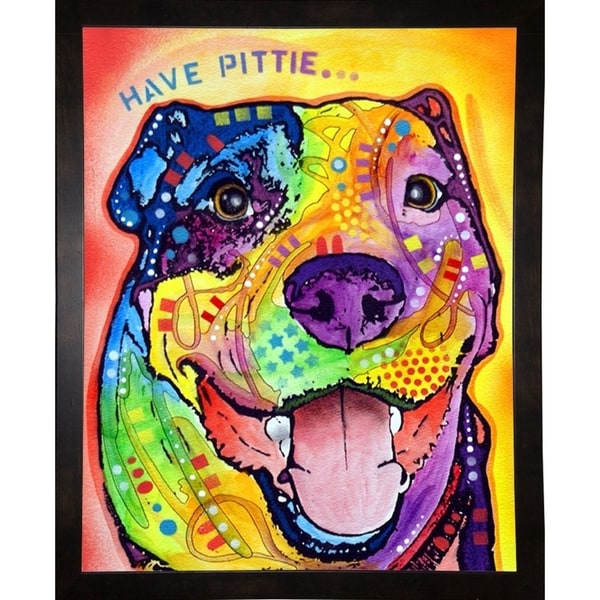 Have Pittie Framed Print 10"x8" by Dean Russo