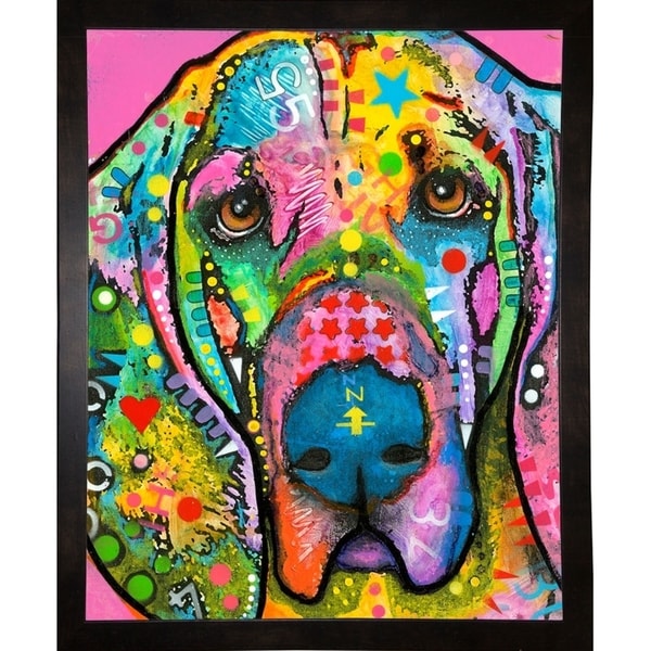 Bloodhound Framed Print 39.5"x31" by Dean Russo- Exclusive