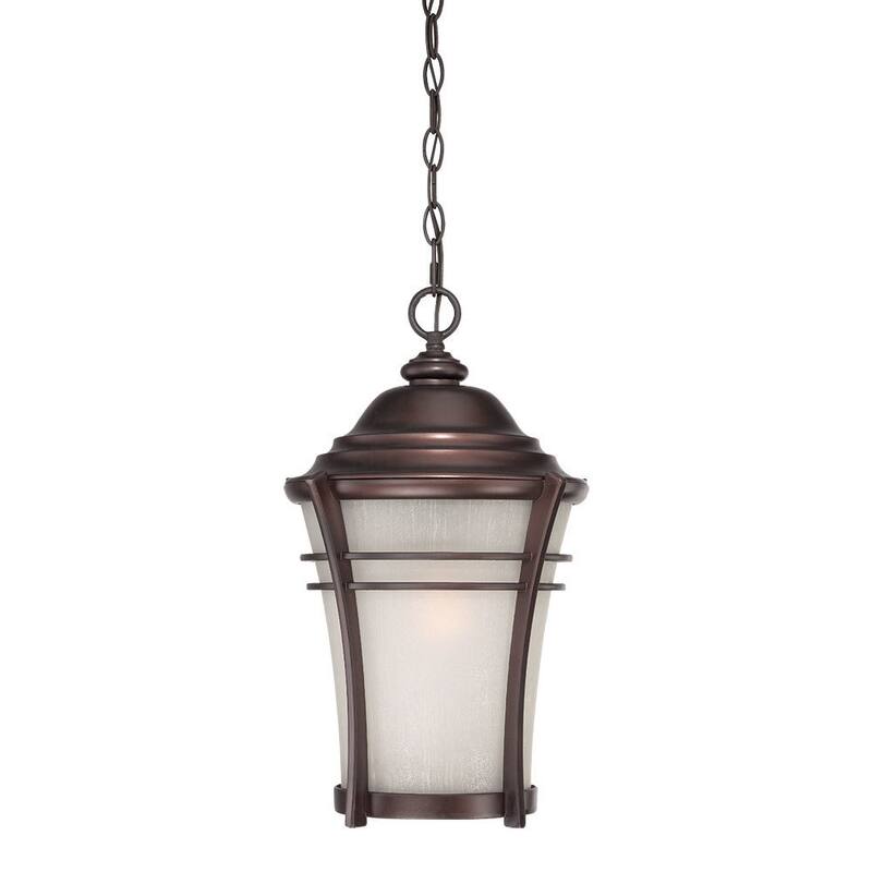 Vero 1-light Architectural Bronze Outdoor Hanging Lantern