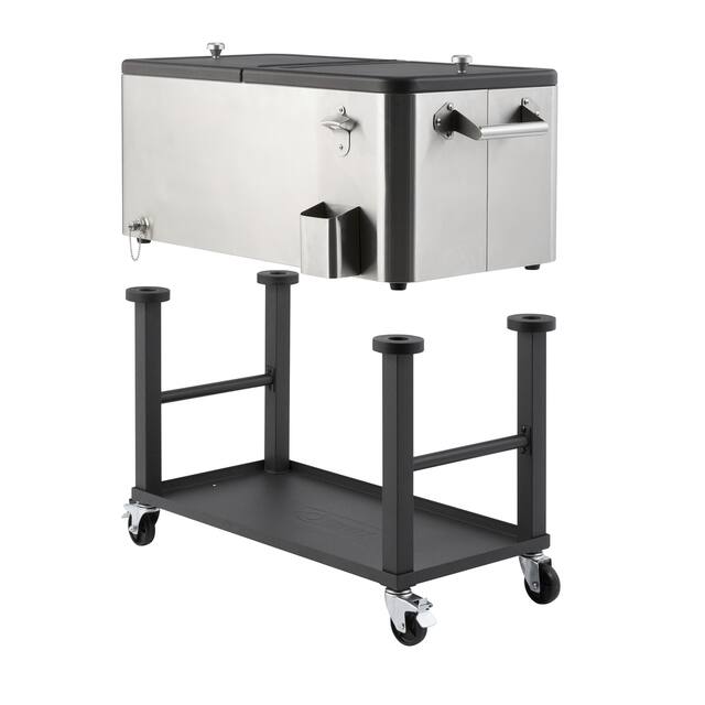 TRINITY 80 Qt Stainless Steel Cooler w/ Detachable Tub On Sale Overstock 18007478