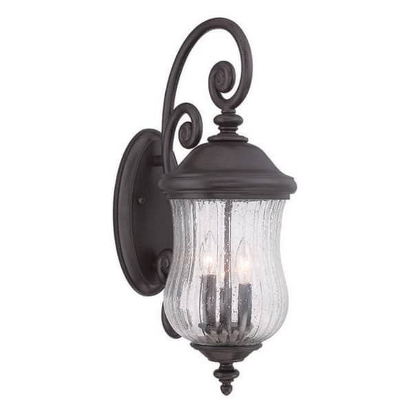 Bellagio 3 Light Black C Outdoor Wall Lantern Light Black C Outdoor Wall Lantern