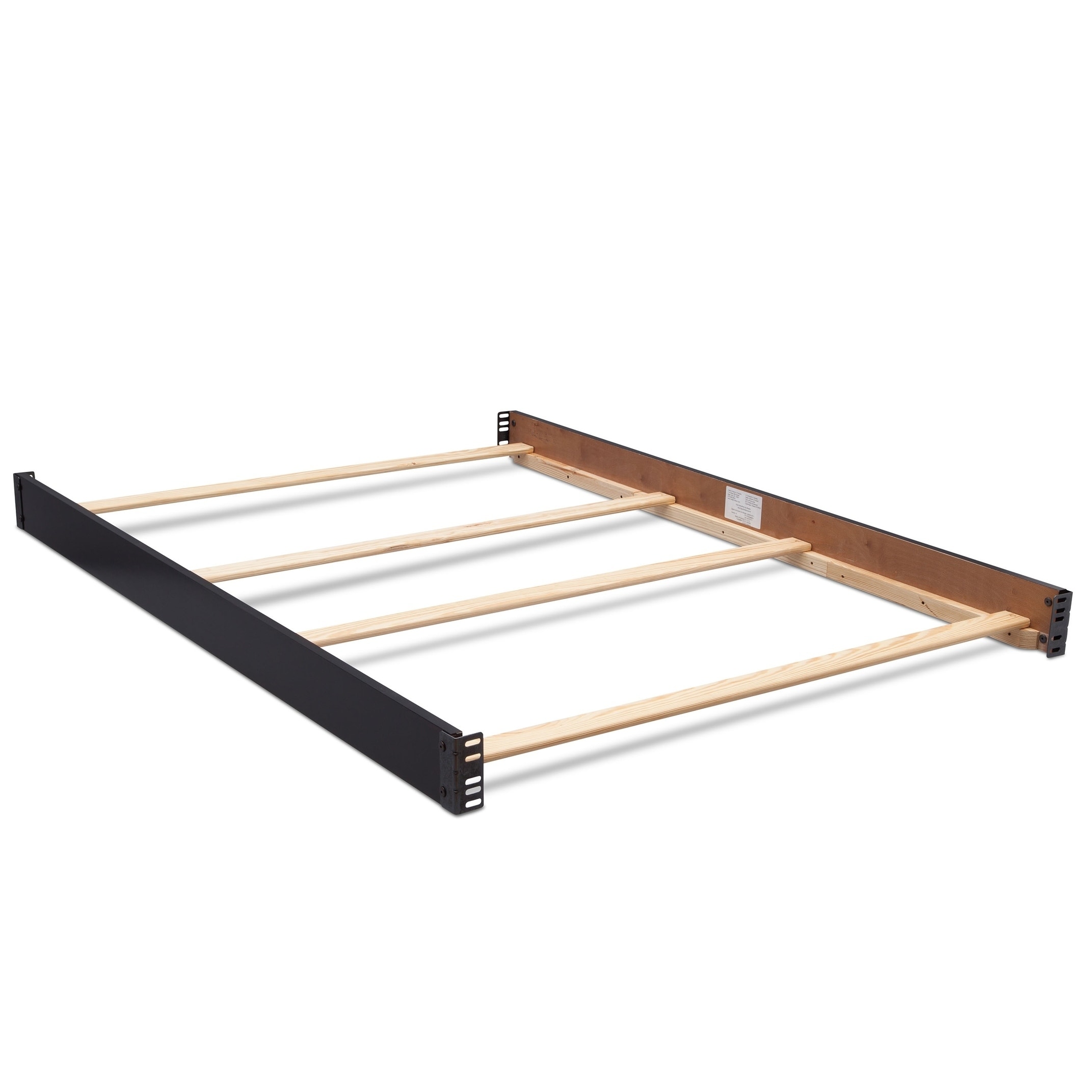 Shop Simmons Kids Full Size Wood Bed Rails 180050 Ebony