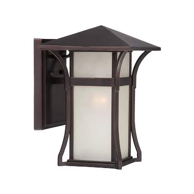 Tahiti 1-light Architectural Bronze Outdoor Wall Mount