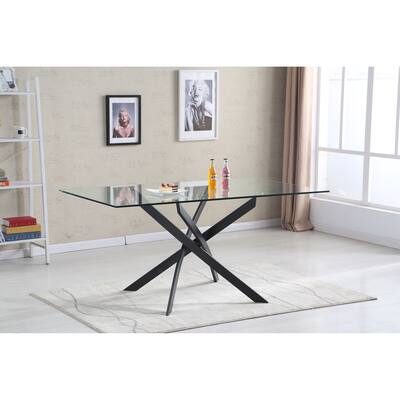 Ladeso Modern Glass Table