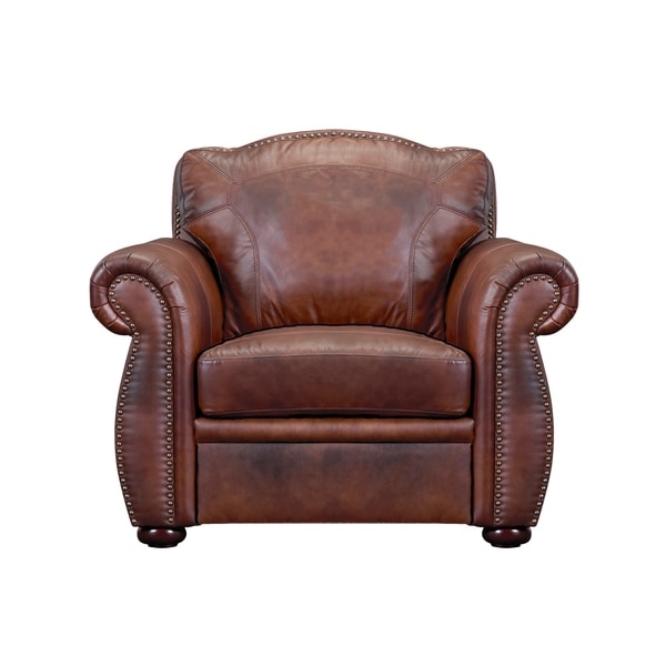 Casey Top Grain Italian Leather Club Chair Free Shipping Casey Top Grain Italian Leather Club Chair