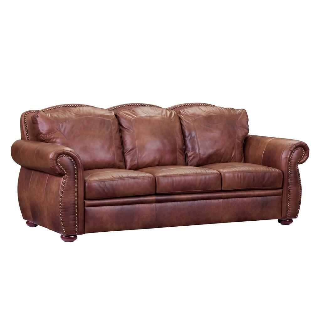 Casey Top Grain Italian Leather Sofa