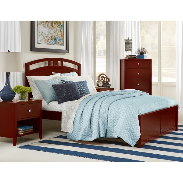 Hillsdale Pulse Queen Arch Bed, Cherry